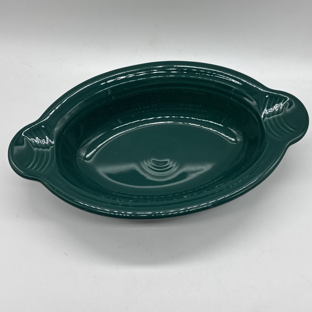 Fiesta Ware Evergreen Small Individual Oval Casserole Baker Fiestaware HLCo